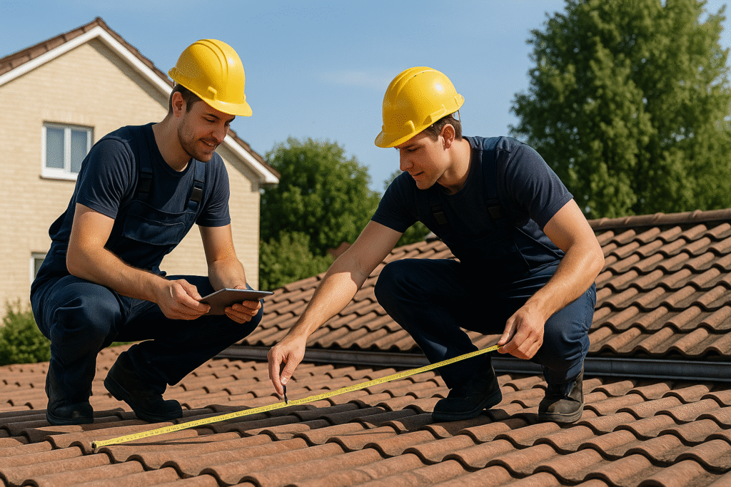 Tető felmérése napelem panelek felszereléséhez